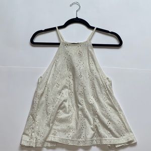 Free people white tank top